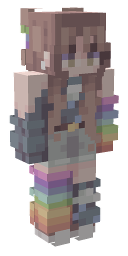 Скин foxyfritoes в 3D