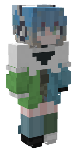 Скин pawzyzyzy в 3D