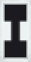 Буква I на флаге в Майнкрафте