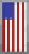 Щит: флаг США в Майнкрафте